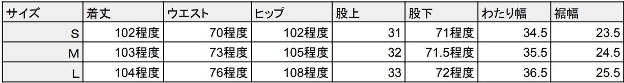 サイズ選びのコツ