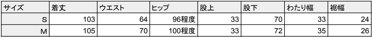 サイズ選びのコツ