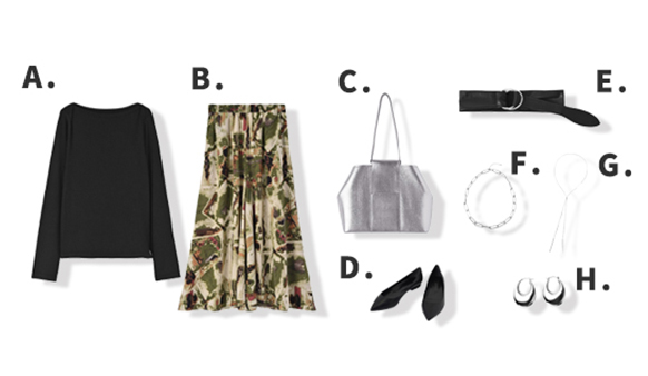 LOOSELY KNIT RANDOM CABLE KNIT TOP