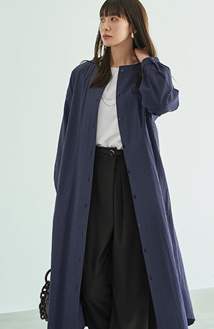 ブリーチデニムIラインスカート