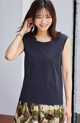 ダブルステッチデニムシャツ