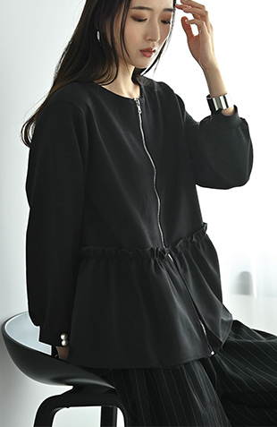 ブリーチデニムライダースジャケット