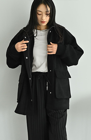 ダブルステッチデニムシャツ