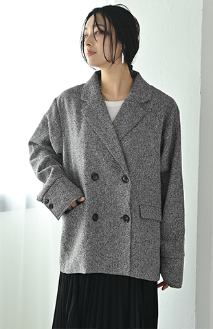 ブリーチデニムライダースジャケット