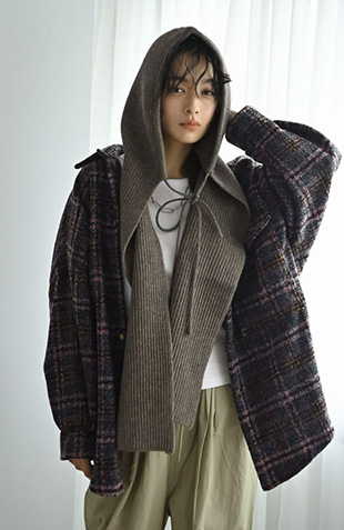 ブリーチデニムライダースジャケット