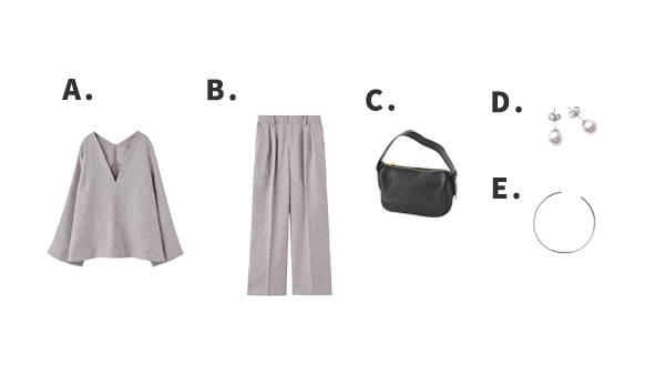 LOOSELY KNIT RANDOM CABLE KNIT TOP