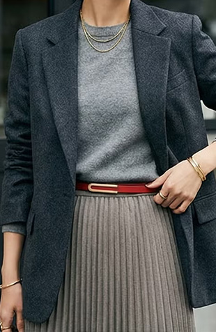 ダブルステッチデニムシャツ