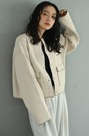 ブリーチデニムライダースジャケット