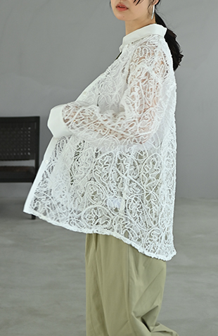 ブリーチデニムIラインスカート