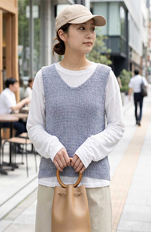 ポケットデニムバギーパンツ