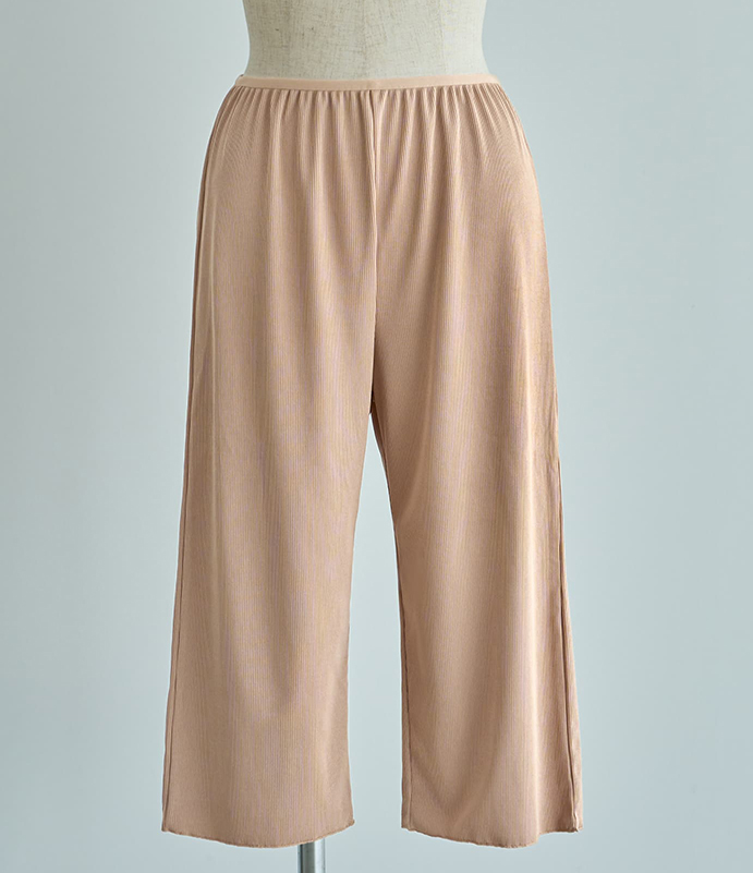 MeltyスムースVネックロングTシャツ