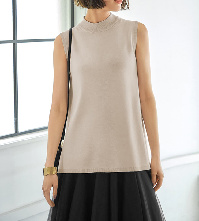 新涼感テントラインノースリーブトップス