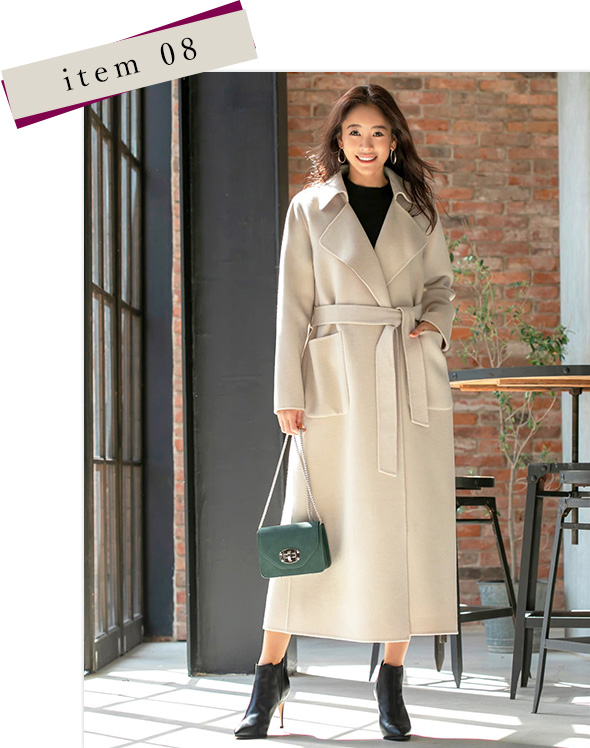 【LUXE】ロングレングスリバーコート