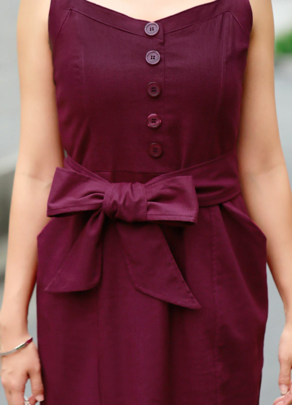 着用イメージ 157cm 着用サイズ S パープル