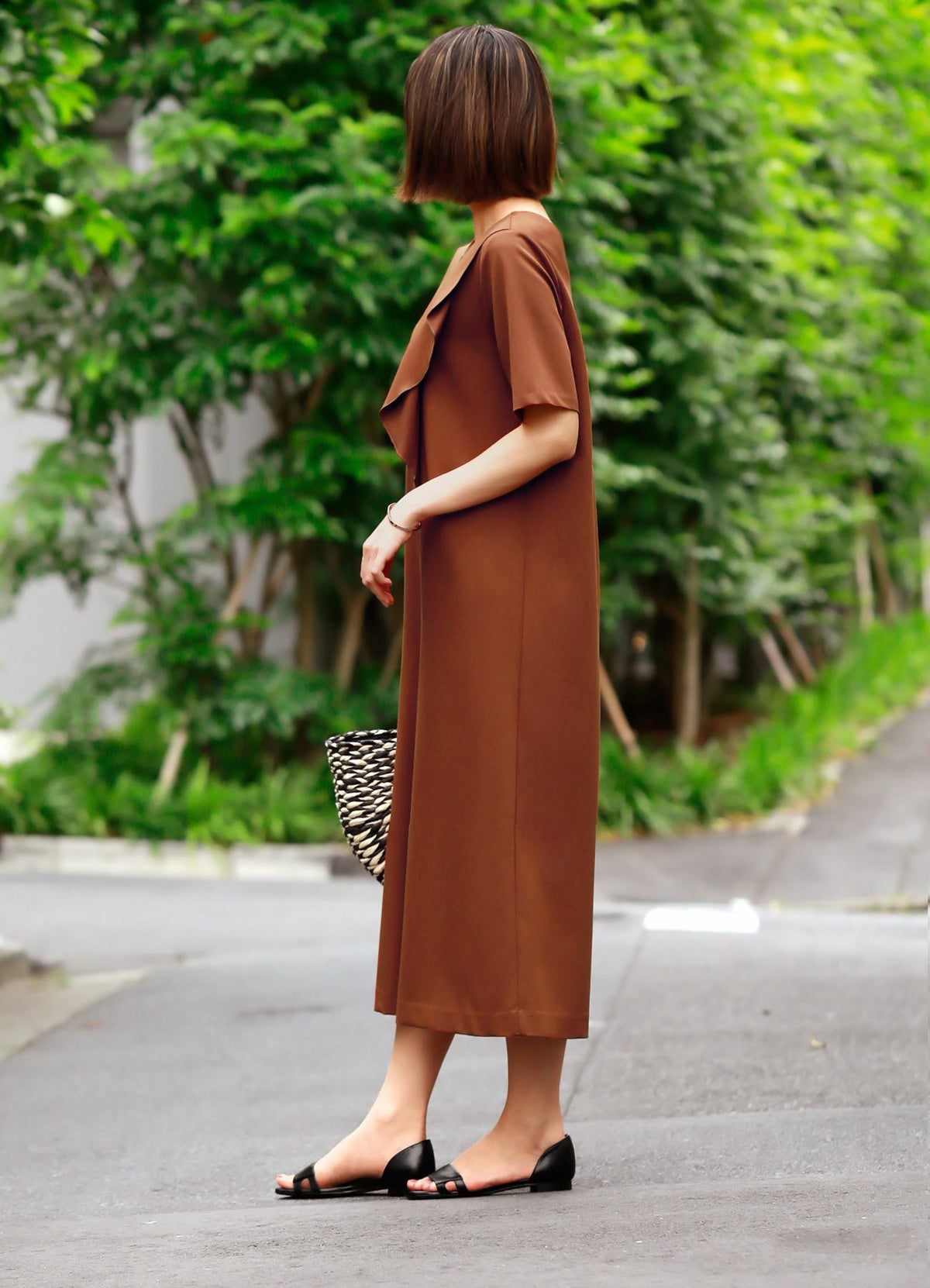 着用イメージ 167cm 着用サイズ 02 テラコッタ