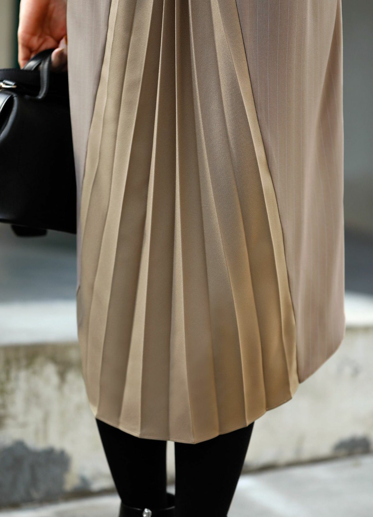 着用イメージ 157cm ベージュ 着用サイズ 01