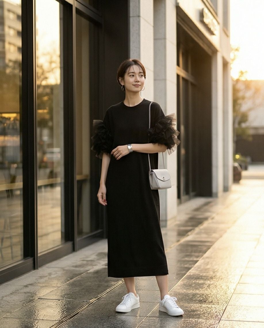 着用イメージ ブラック