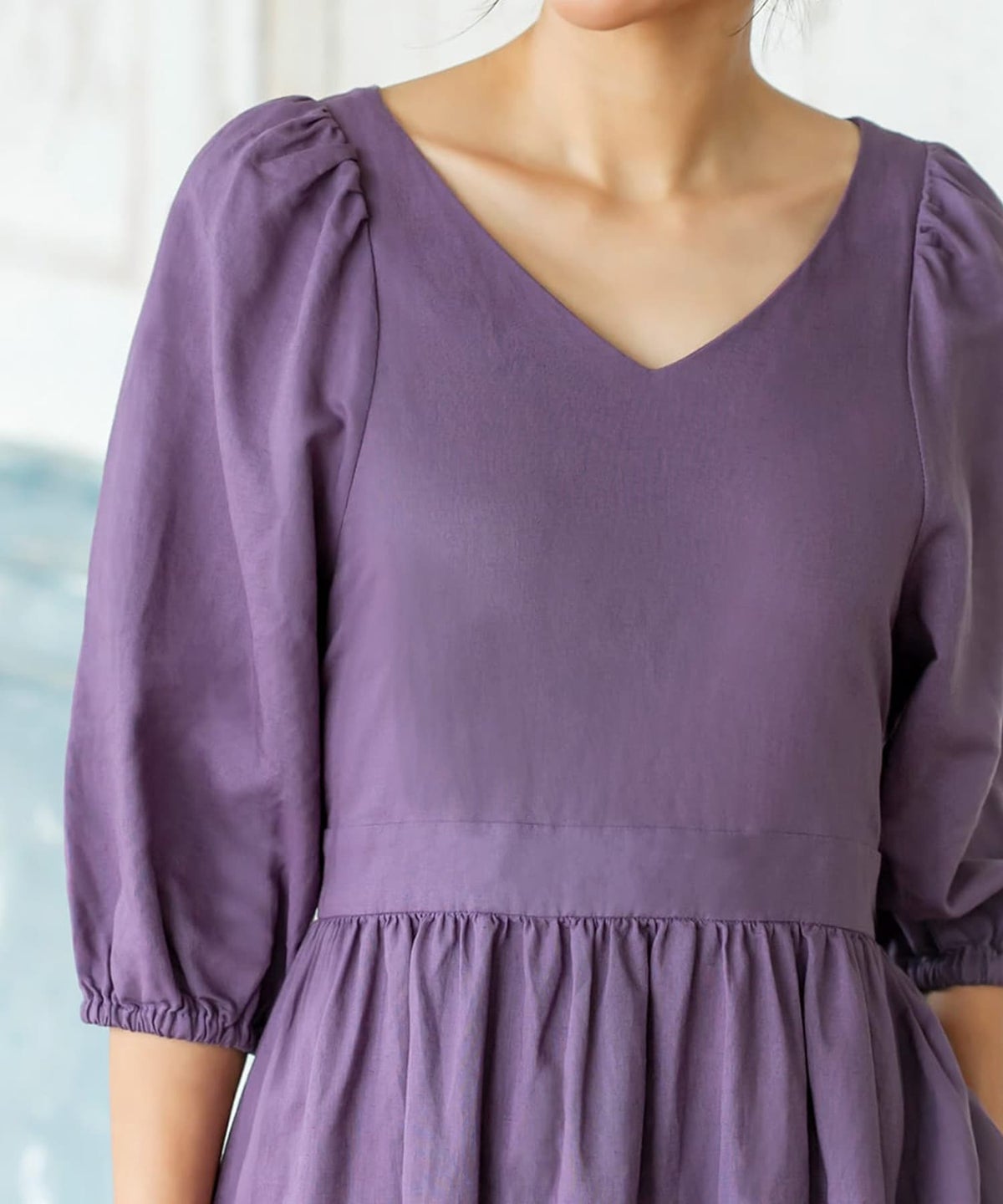 着用イメージ 163cm 着用サイズ 02 スモーキーパープル