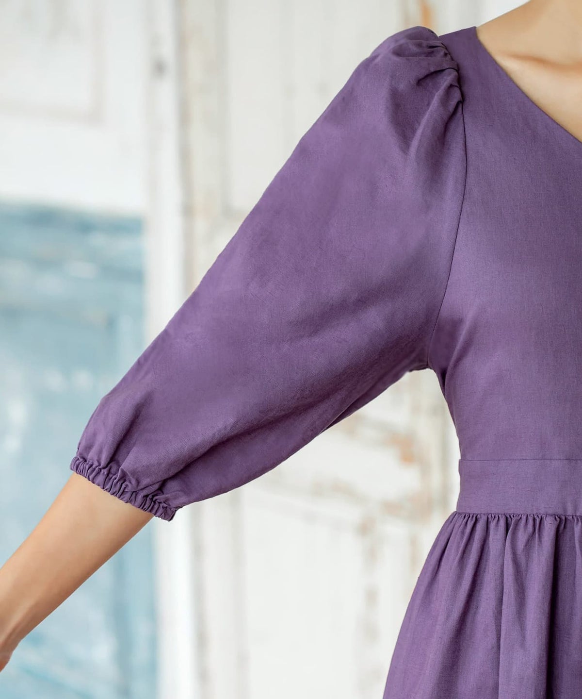 着用イメージ 163cm 着用サイズ 02 スモーキーパープル