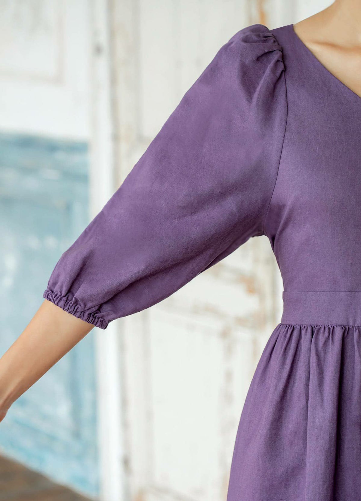 着用イメージ 153cm 着用サイズ 01 スモーキーパープル