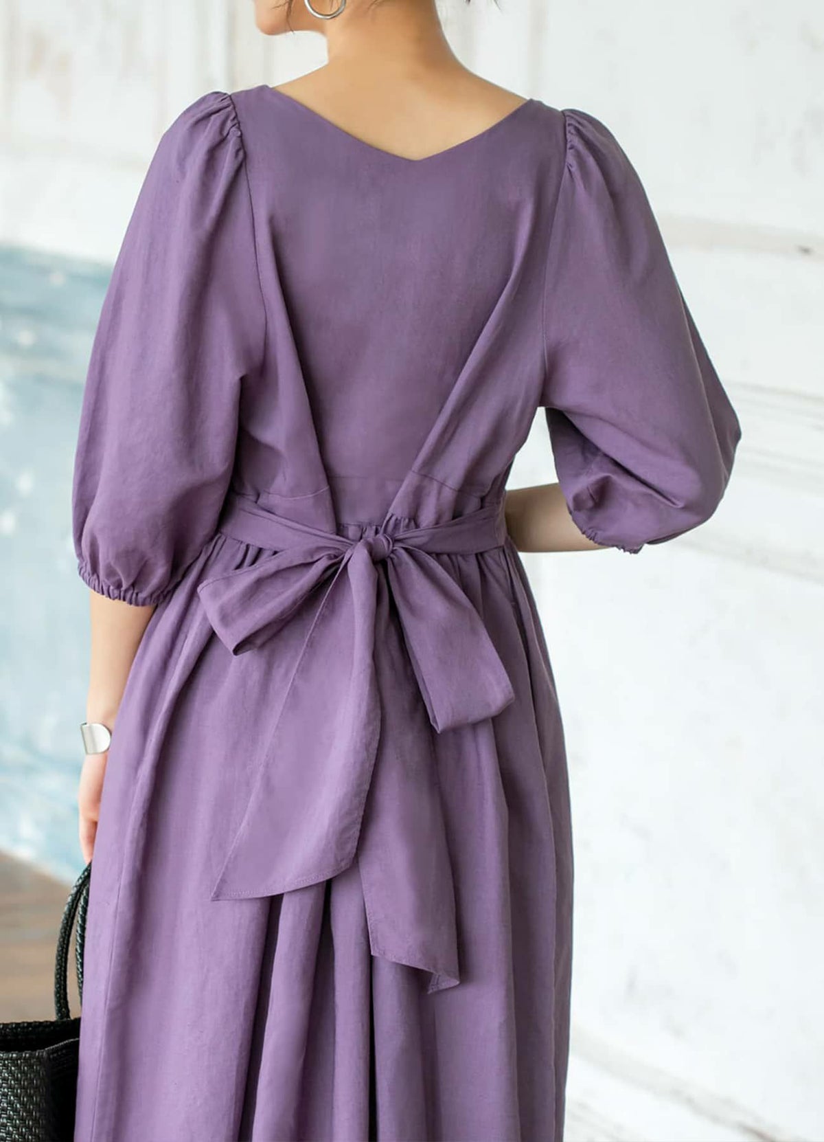 着用イメージ 153cm 着用サイズ 01 スモーキーパープル