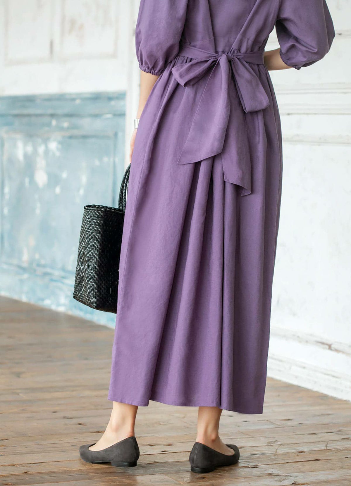 着用イメージ 153cm 着用サイズ 01 スモーキーパープル