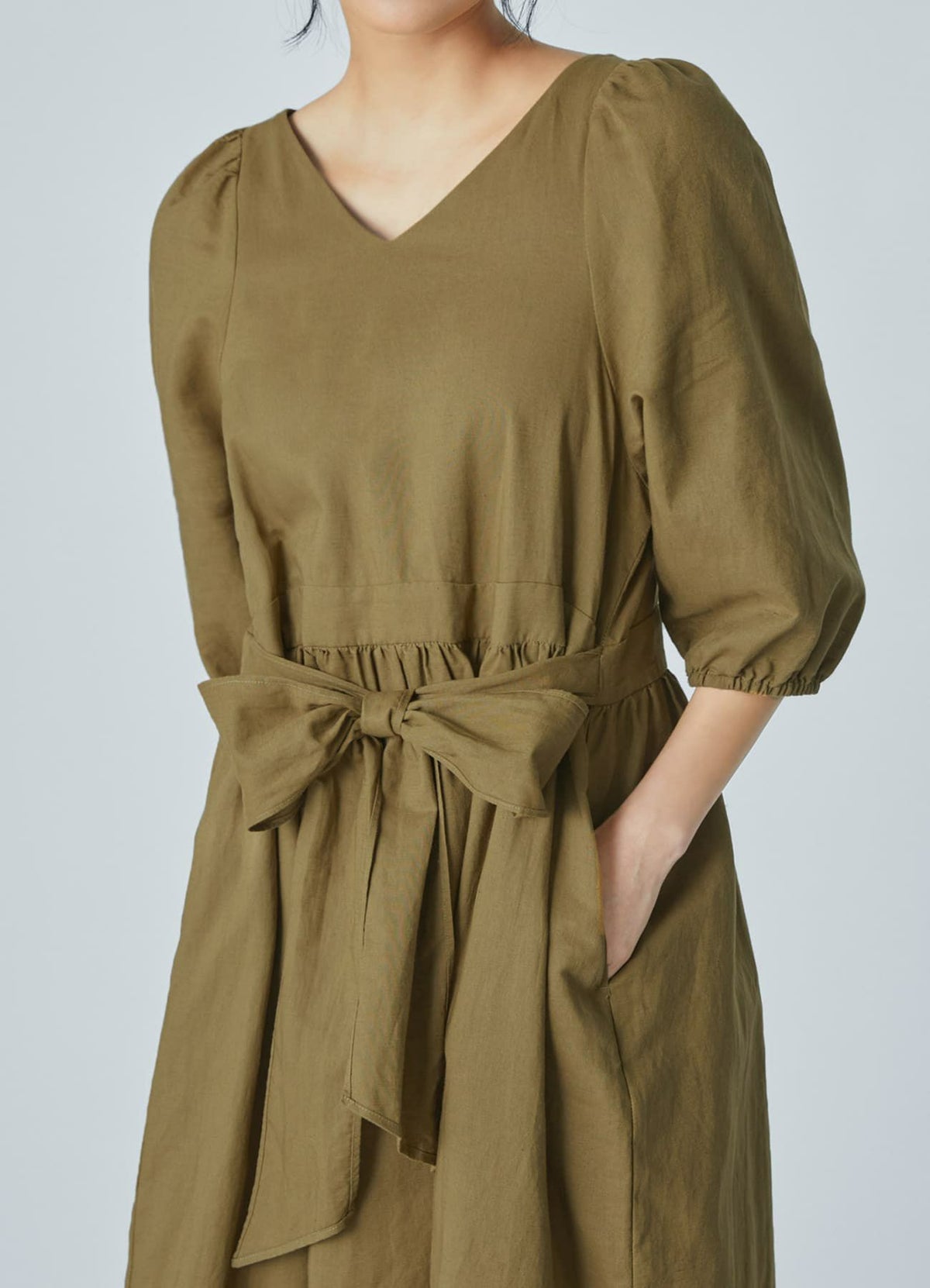 着用イメージ 168cm 着用サイズ 02 オリーブゴールド