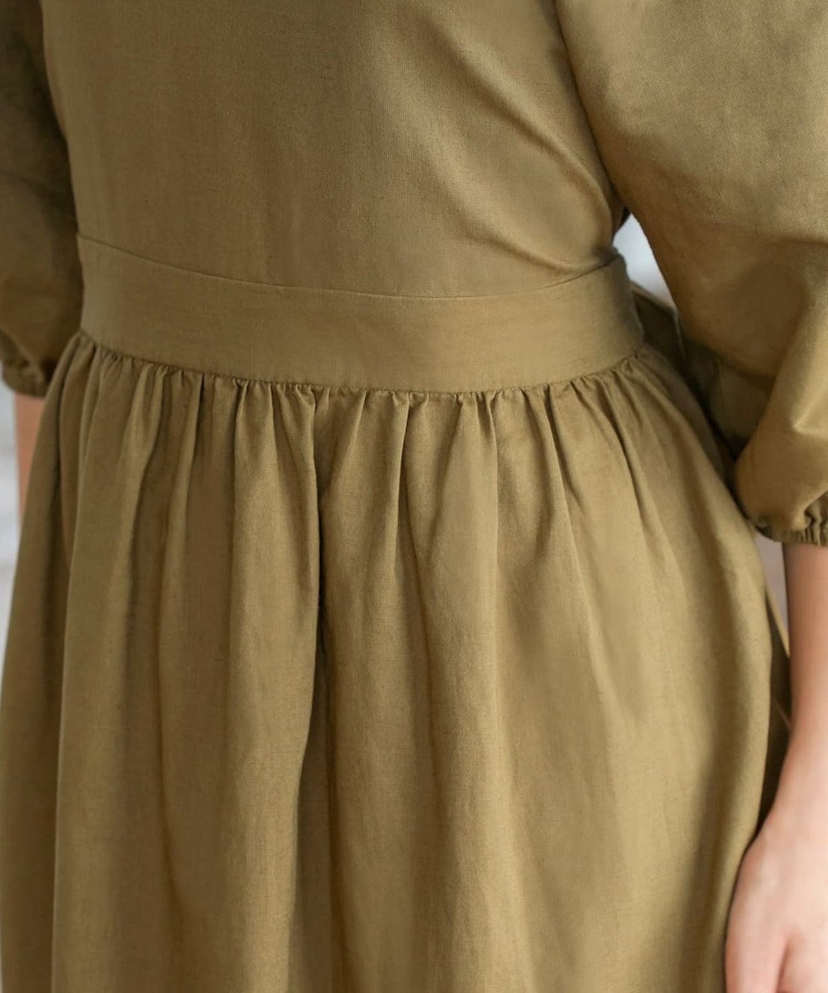 着用イメージ 163cm 着用サイズ 02 オリーブゴールド