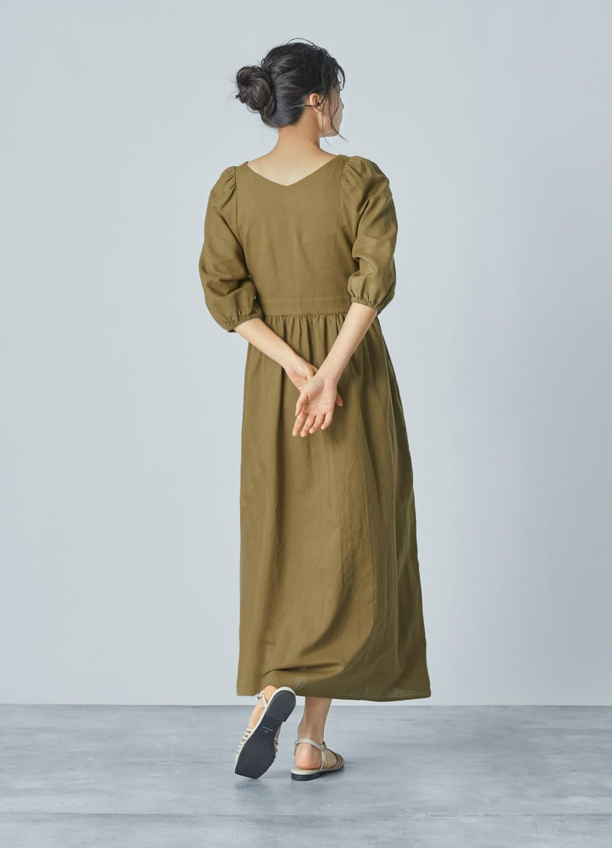 着用イメージ 168cm 着用サイズ 02 オリーブゴールド