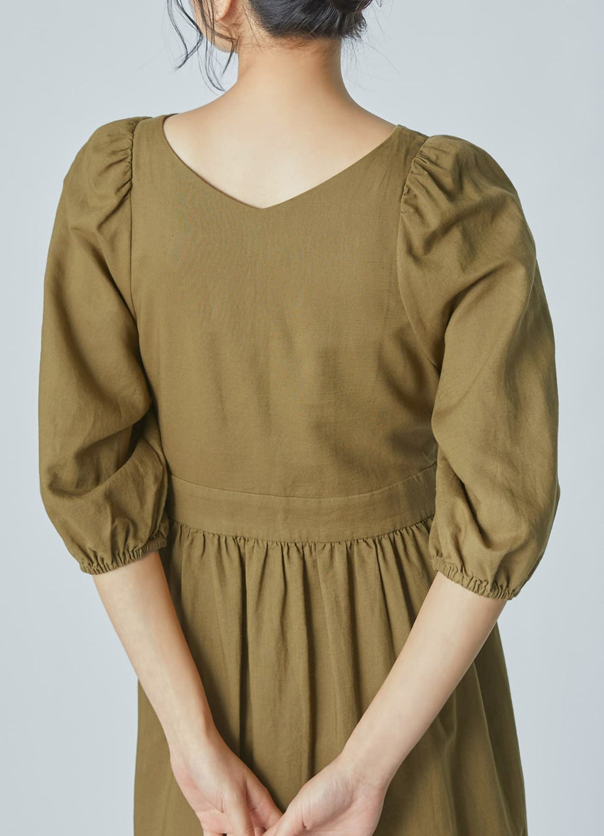 着用イメージ 168cm 着用サイズ 02 オリーブゴールド