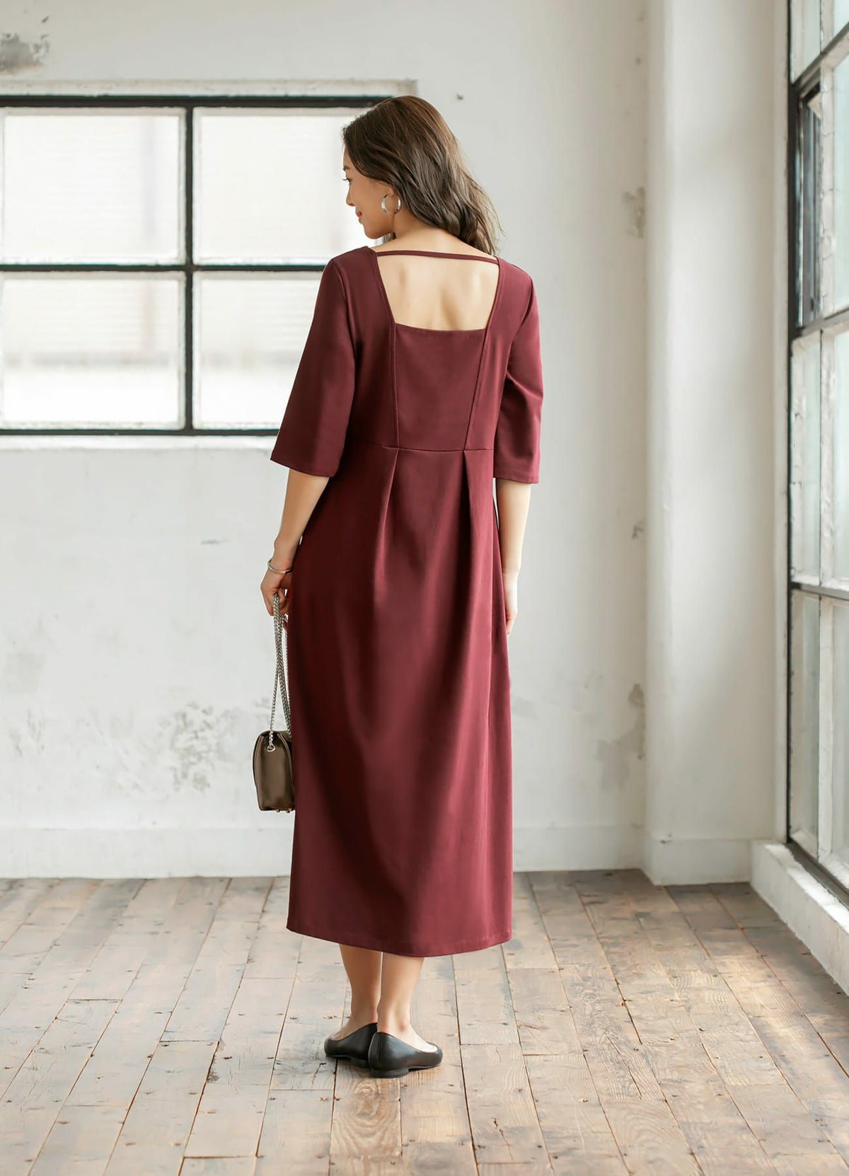 着用イメージ 166cm 着用サイズ 02 カシスブラウン