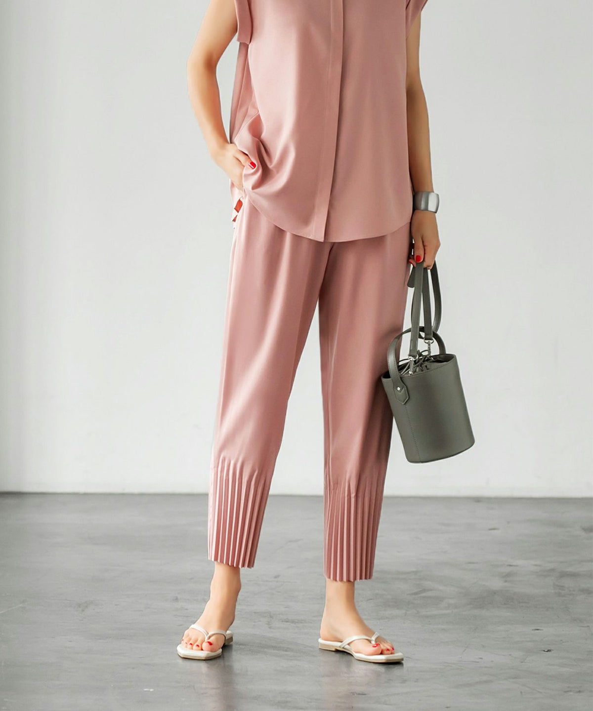 着用イメージ 166cm 02サイズ ピンク