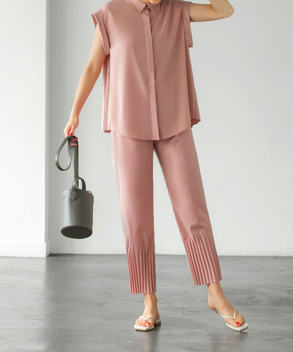 着用イメージ 166cm 02サイズ ピンク