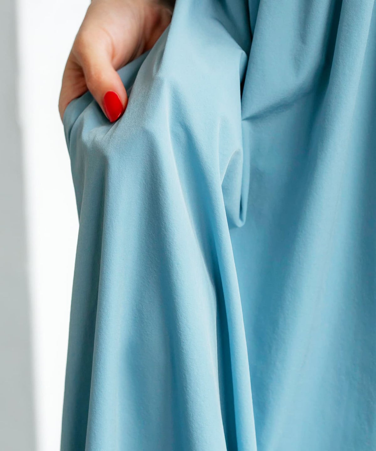 着用イメージ 163cm ブルーミックス