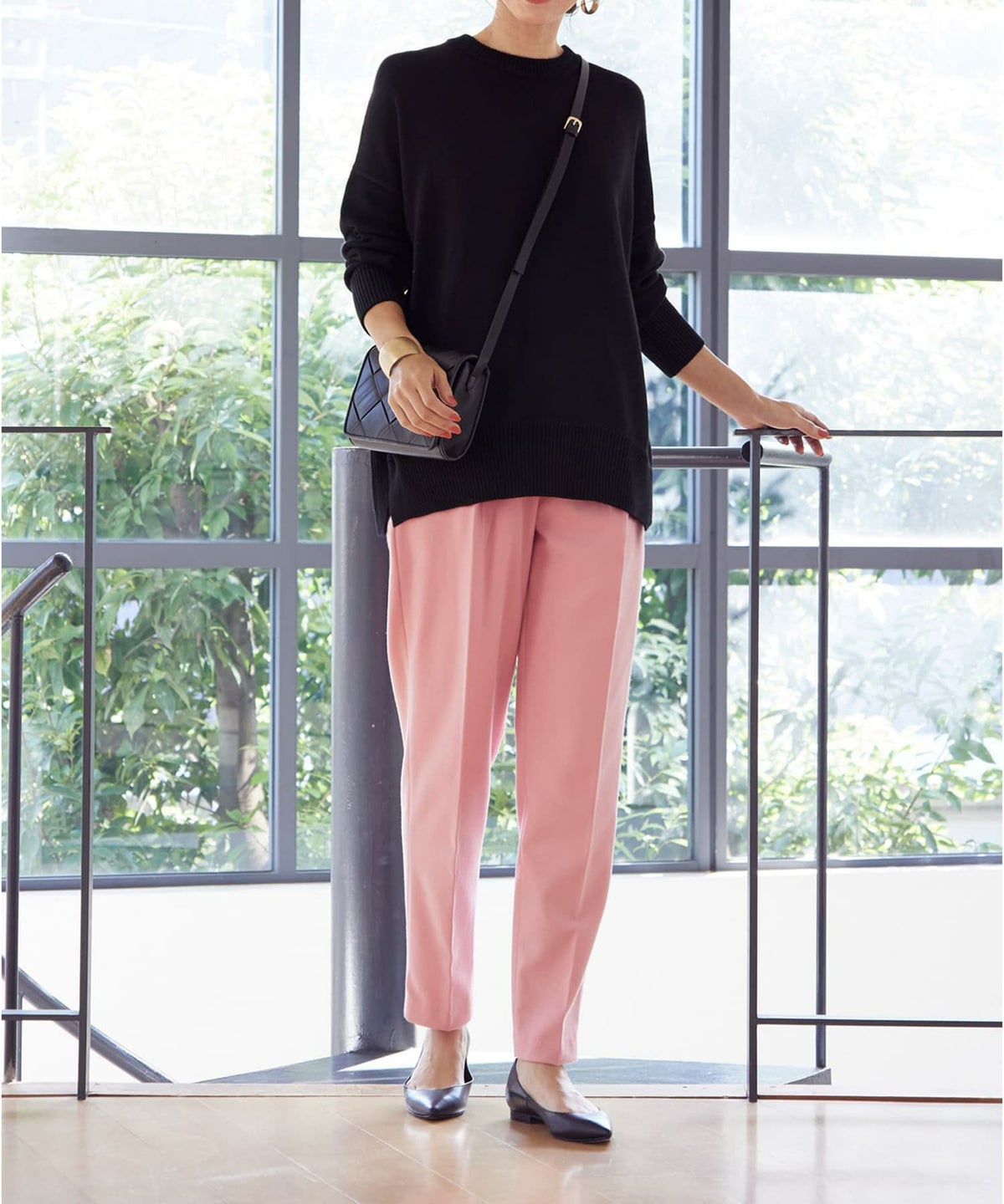 着用イメージ 166cm ピンク　着用サイズ：S