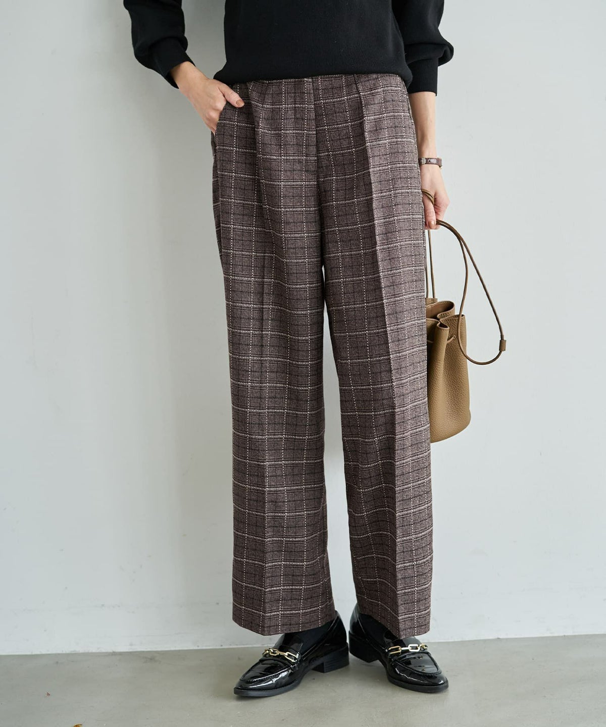 着用イメージ 167cm ブラウン 02サイズ