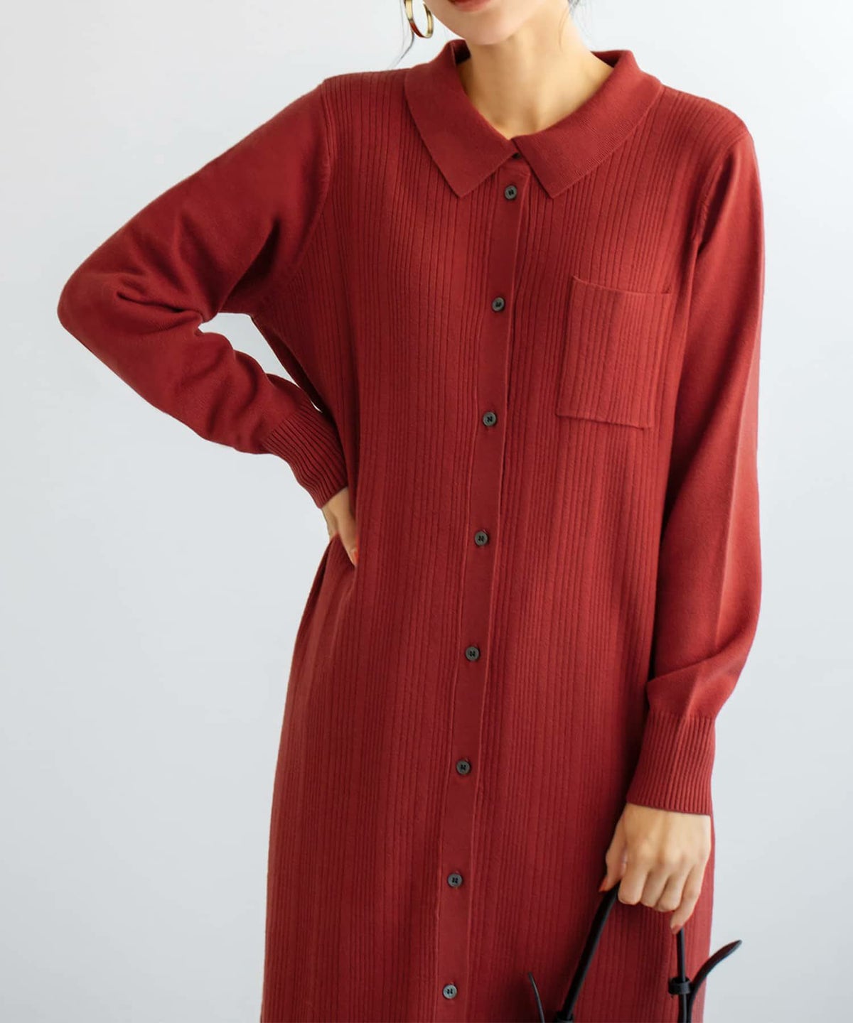 着用イメージ 166cm 02サイズ レッド