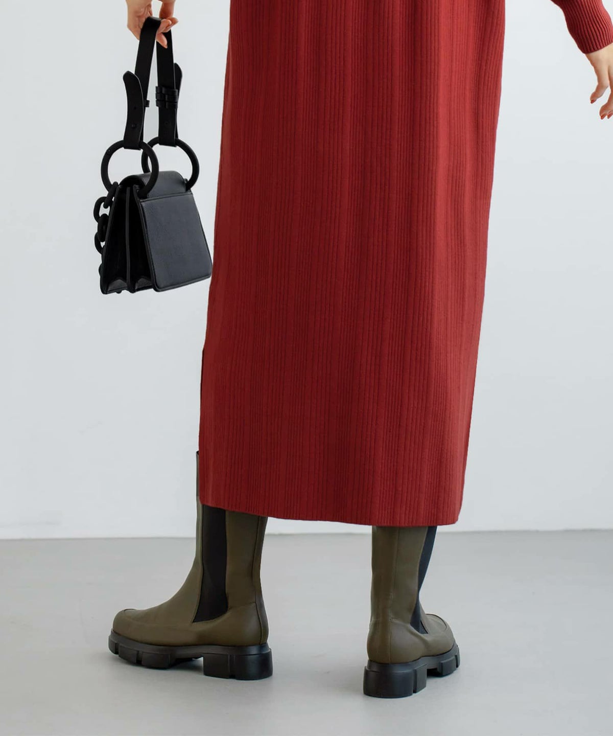 着用イメージ 166cm 02サイズ レッド