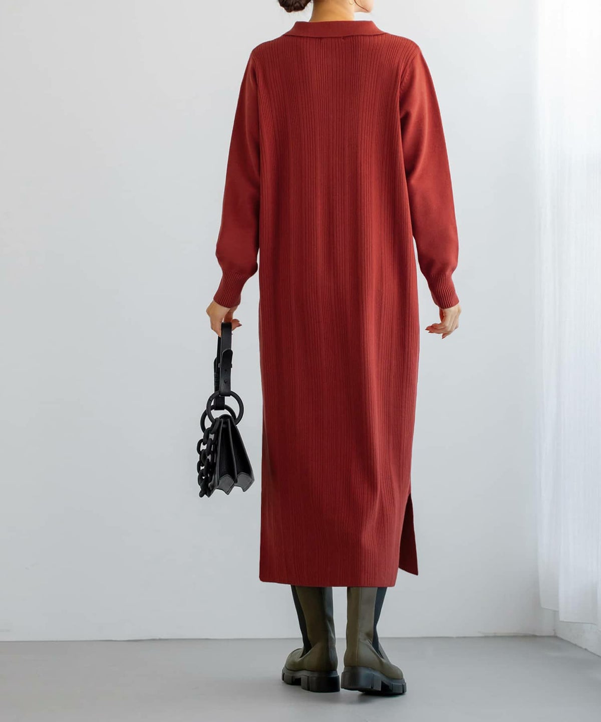 着用イメージ 166cm 02サイズ レッド