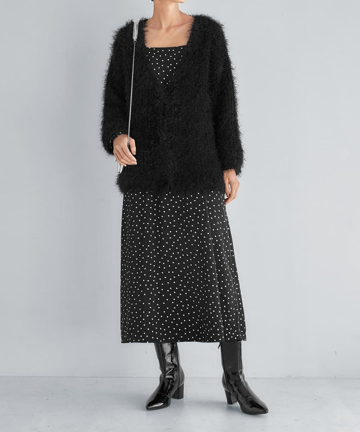 着用イメージ 165cm ブラック 02サイズ