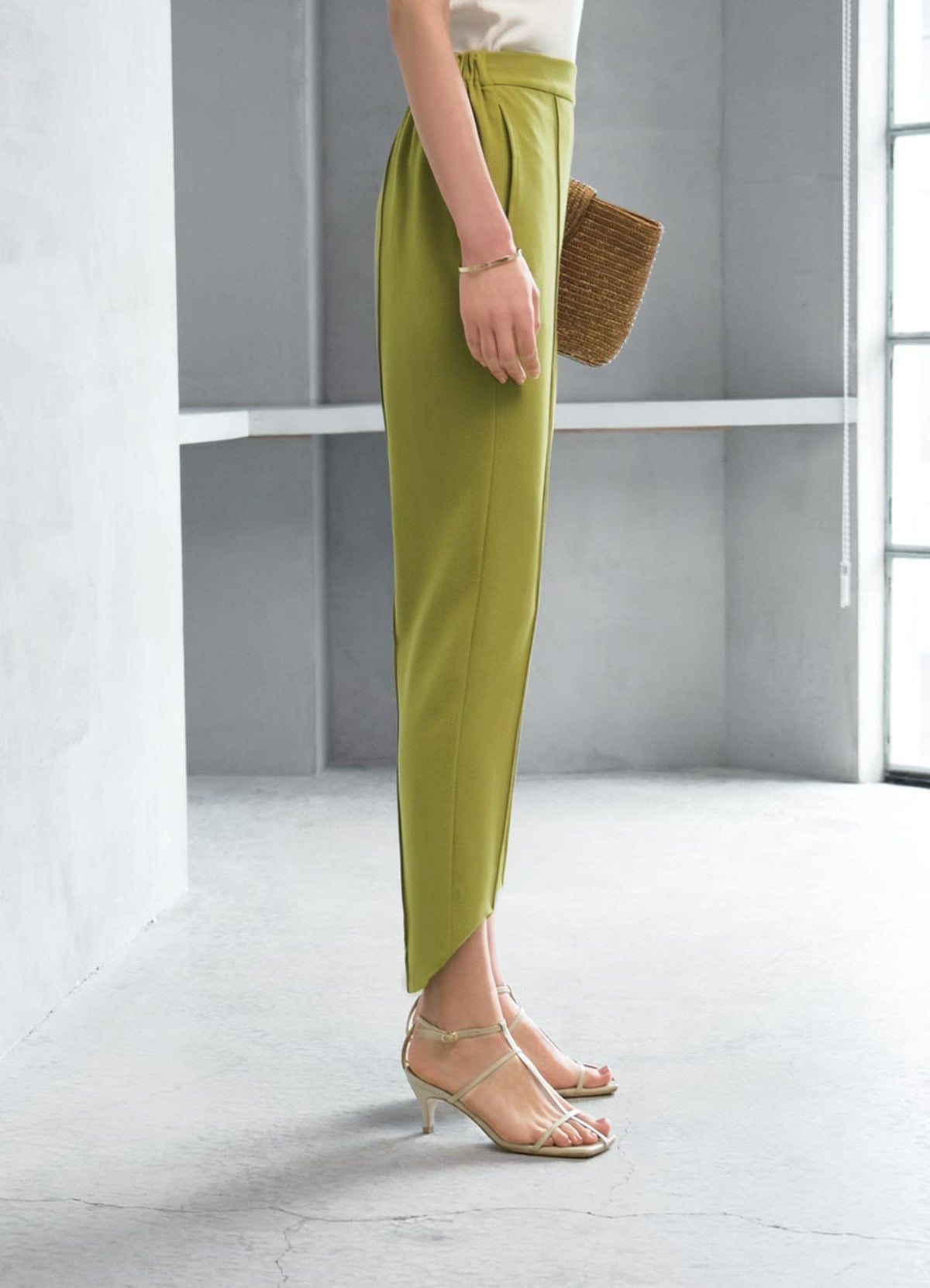 着用イメージ 168cm 着用サイズ S-02 グリーンティー