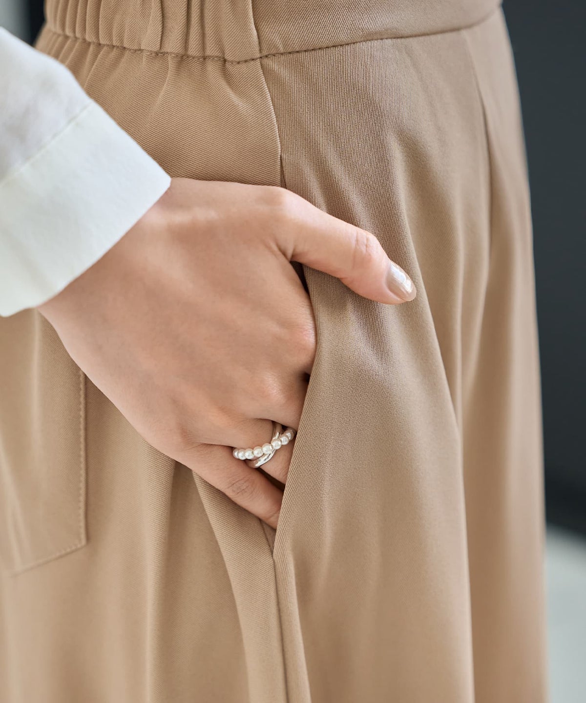 着用イメージ 167cm Sサイズ  ベージュ