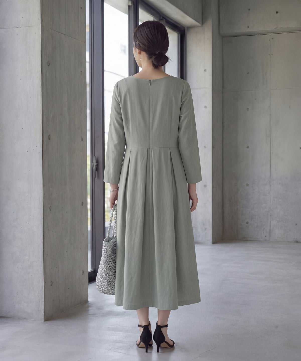 着用イメージ 166cm 着用サイズ 02 ライトグレー