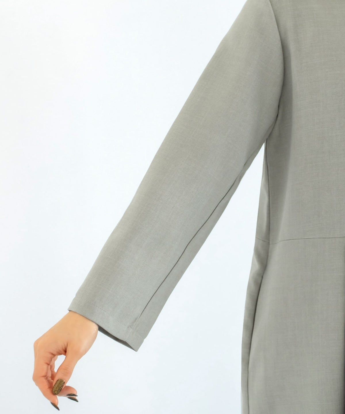 着用イメージ 166cm 着用サイズ 02 ライトグレー