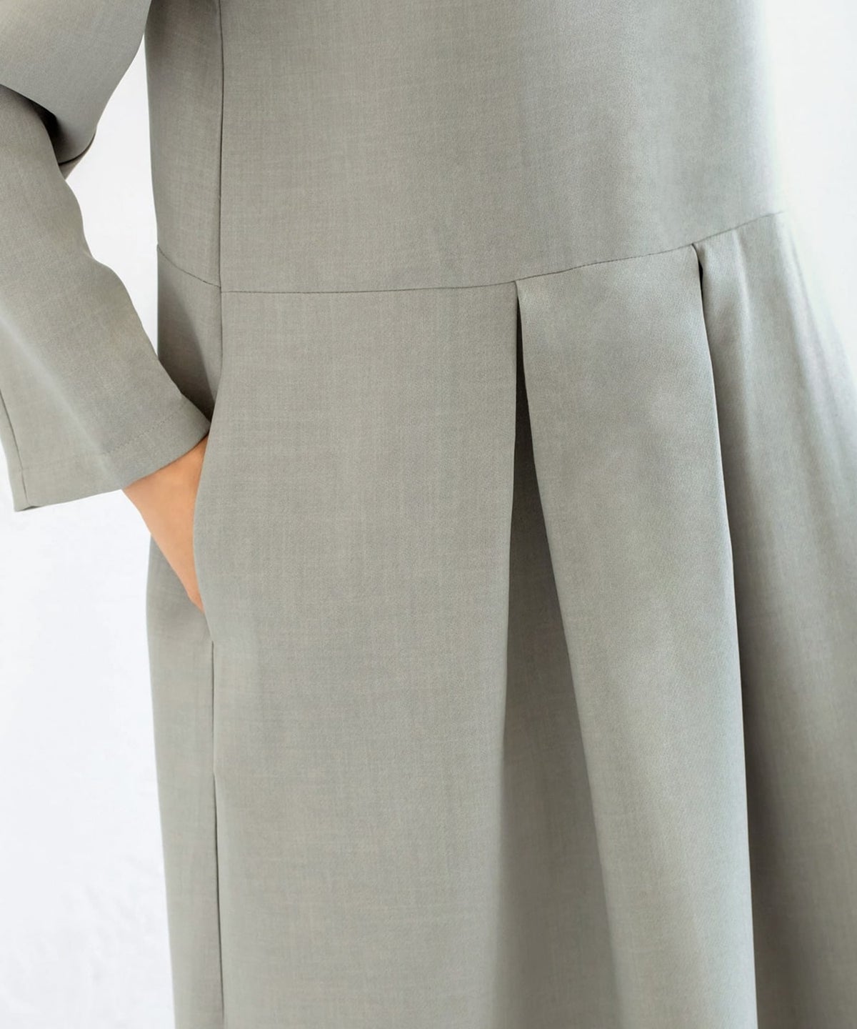 着用イメージ 166cm 着用サイズ 02 ライトグレー