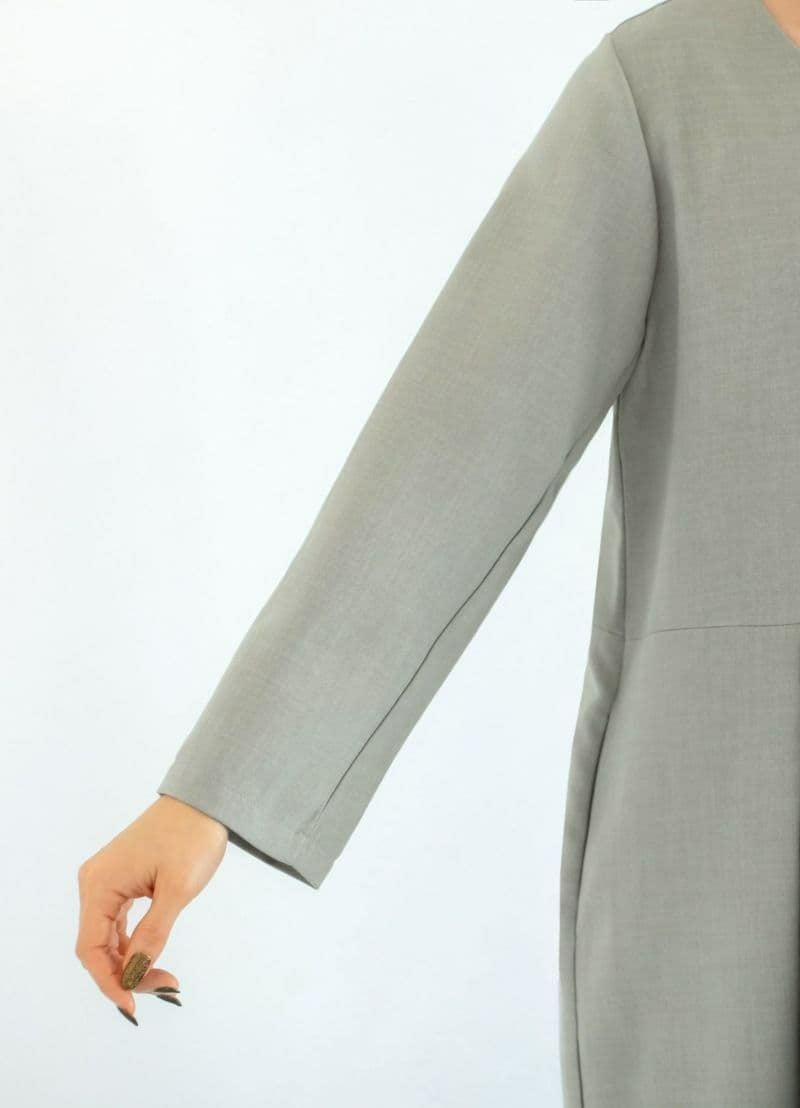 着用イメージ 166cm 着用サイズ 02 ライトグレー