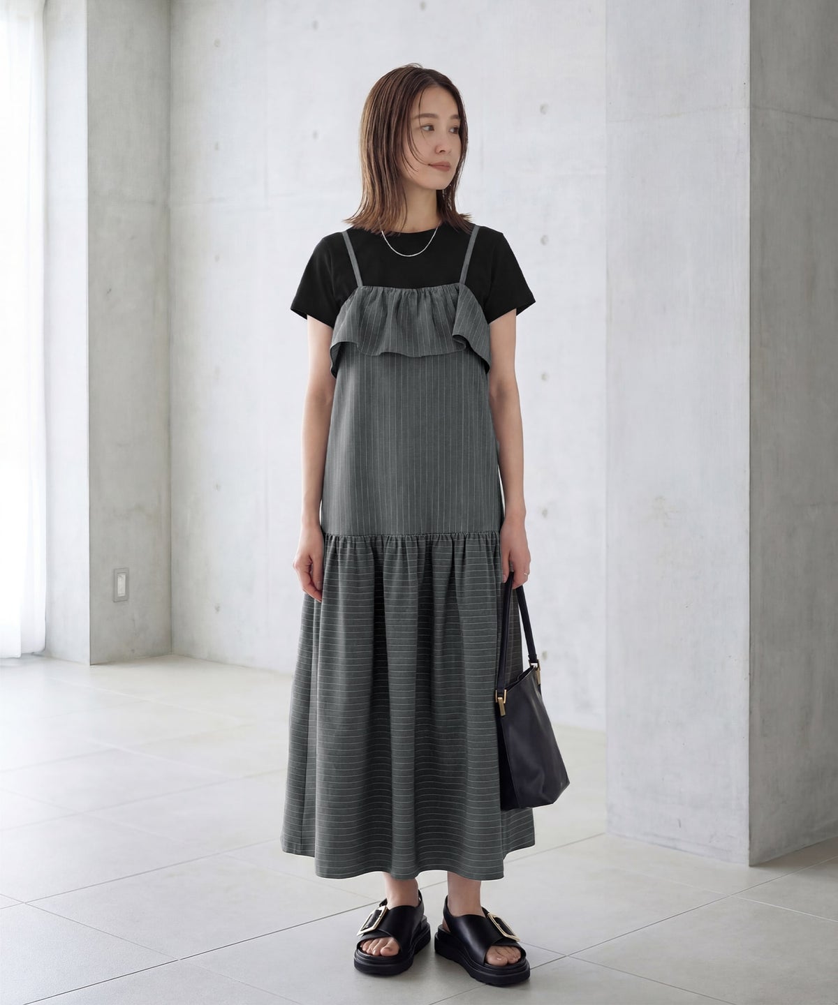 着用イメージ 163cm グレー 02サイズ