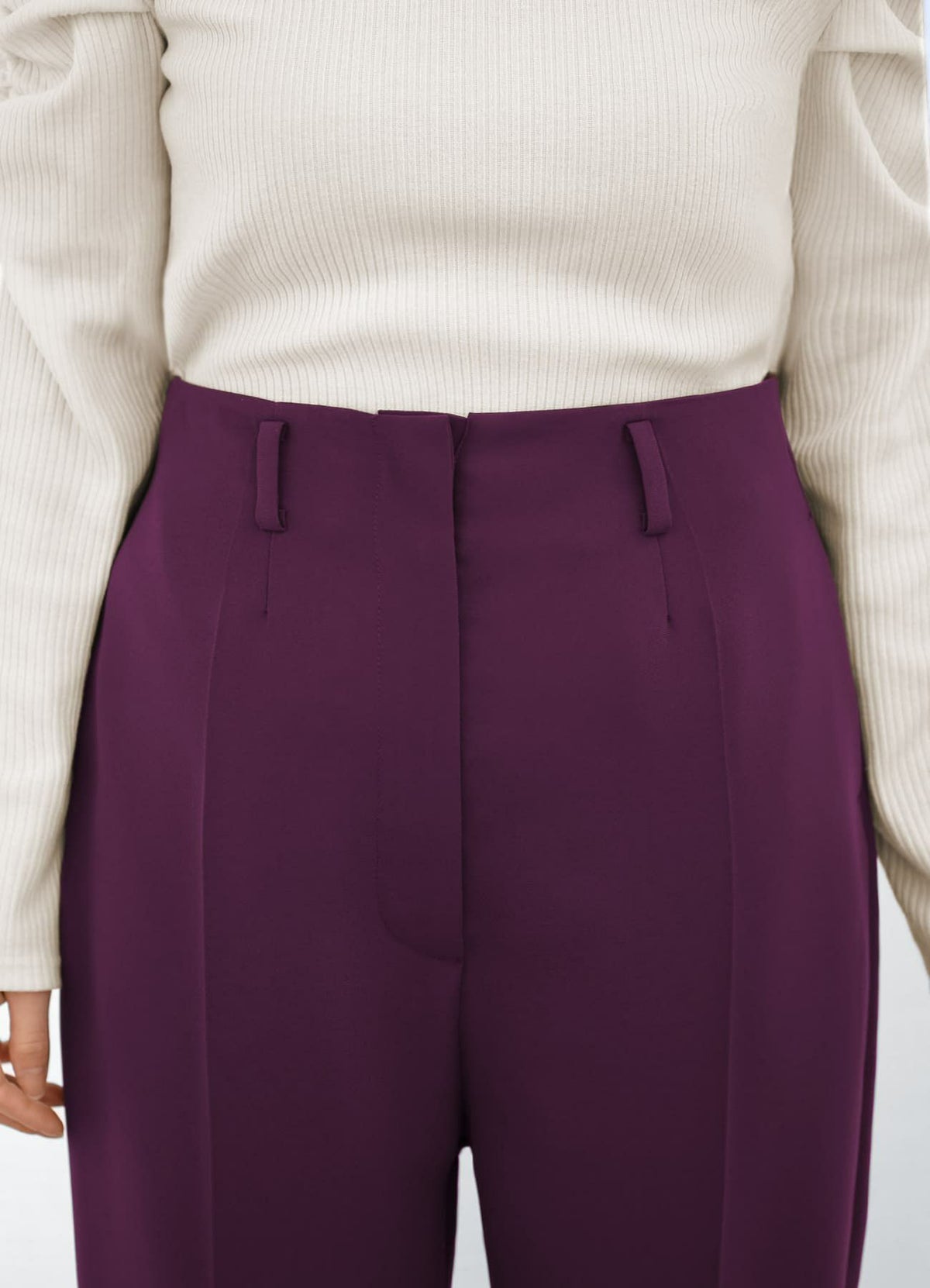 着用イメージ 157cm 着用サイズ S パープル