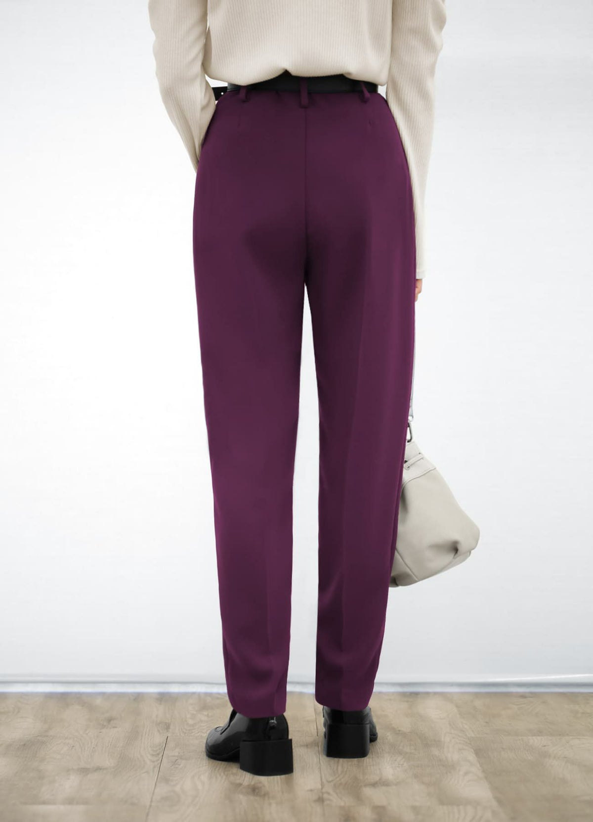 着用イメージ 157cm 着用サイズ S パープル