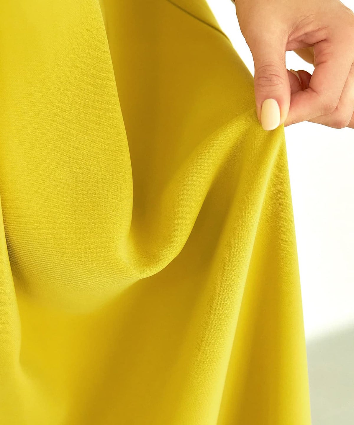 着用イメージ 163cm 着用サイズ 02 マスタードイエロー